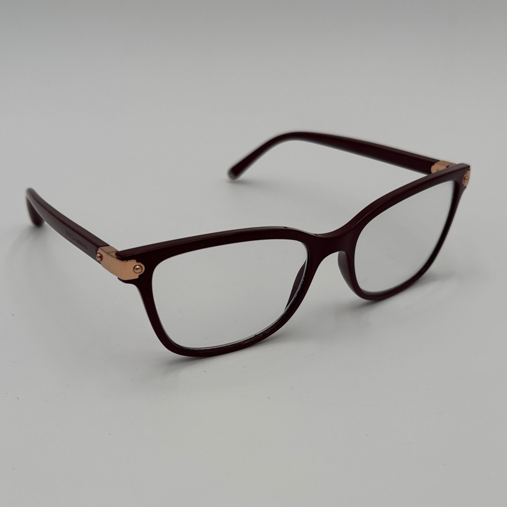 Dolce & Gabbana DG5036 3091 Burgundy Eyeglass Frames 53-17-140 w/ Case Italy